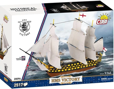 Klocki konstrukcyjne Cobi Wojny Napoleońskie HMS Victory 2517 elementów COBI-20096 (5902251200961)