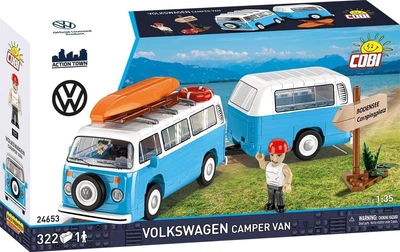 Klocki konstrukcyjne Cobi Volkswagen Camper Van 322 elementy COBI-24653 (5902251246532)