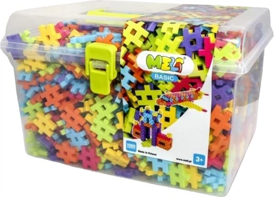 Klocki konstrukcyjne Meli Basic Travel Box 1000 elementów 50004 (5902431290591)