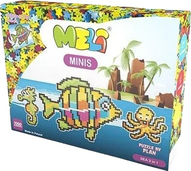 Конструктор Meli Minis Море 3 в 1 1000 елементів 50323 (5902431291161)
