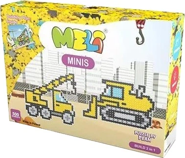 Klocki konstrukcyjne Meli Minis Build 2 w 1 500 elementów 50330 (5902431291239)