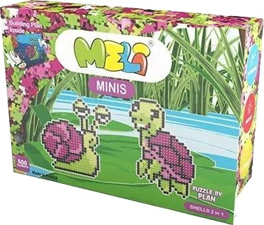 Klocki konstrukcyjne Meli Minis Shells 2 w 1 500 elementów 50333 (5902431291260)