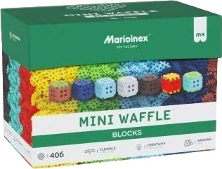 Klocki konstrukcyjne Marioinex Mini Waffle 406 elementów (5903033908426)