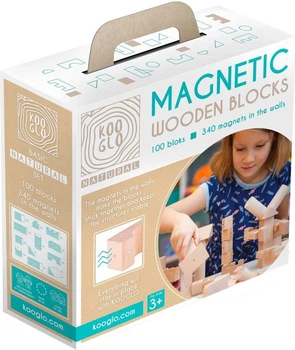 Klocki drewniane Kooglo Mega Natural 100 elementów K30100N (5906874169056)