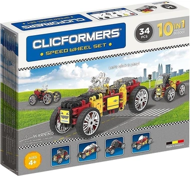 Klocki konstrukcyjne Clicformers Speed Wheel 34 elementów (8809465532895)