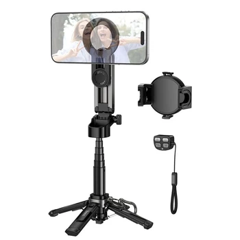 Штатив Hoco K27 Pro с магнитным и универсальным креплением с беспроводным пультом Black (6942007668743)