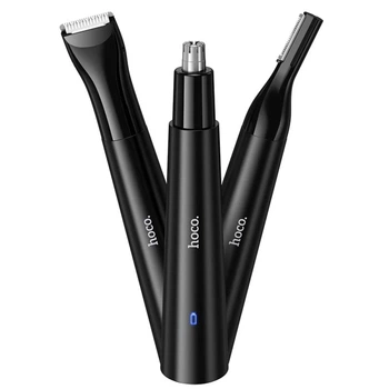 Триммер для носа Hoco HP37 3в1 Black (6942007653947)