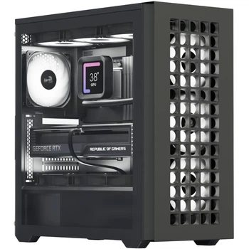 Корпус для ПК AeroCool D502A-G-BK-v1 Black (ACCM-DS02043.11)