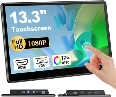 Монитор портативный сенсорный 13.3" Missun CX133 Full HD IPS 60 Гц (102182674) - Уценка