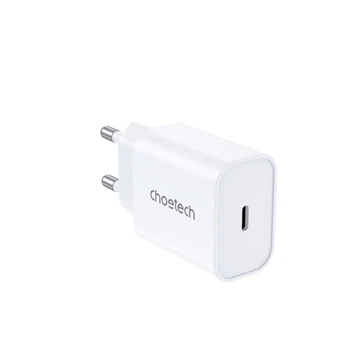 Мережевий зарядний пристрій Choetech PowiX USB-C PD 30W Mini White (PD3041-EU-WH)