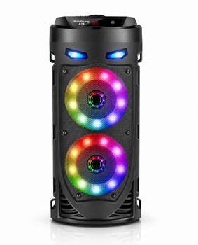 Колонка портативна Bluetooth BabYoung A76 30 Вт з LED-підсвіткою USB FM TWS та акумулятором 4000 mAh