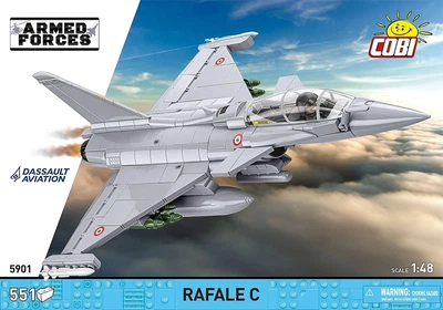 Klocki konstrukcyjne Cobi Armed Forces Dessault Rafale C 551 elementów COBI-5901 (5902251059019)