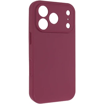 Чехол Silk Full Camera Protective (AA) NO LOGO для Apple iPhone 17 Pro Max (6.9") (Бордовый / Plum) Epik (244100)