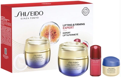 Zestaw do pielęgnacji twarzy Shiseido Vital Perfection Value Set krem 50 ml + serum 10 ml + krem na noc 15 ml (3423222147433)