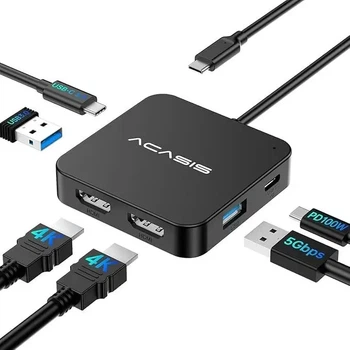 Док-станція для ноутбука Acasis USB C Hub Dual HDMI HC31-2H15 - Уценка
