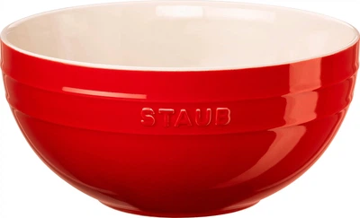 Miska Staub Serving okrągła czerwona 24 cm (3272340058592)