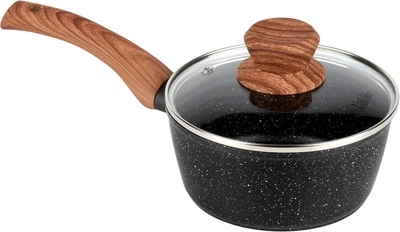 Rondel granitowy Vilde Granitica Wood ze szklaną pokrywką 1.2 l (5900670110564)