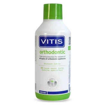 Ополіскувач для ротової порожнини DENTAID VITIS Orthodontic 500 мл (8056)