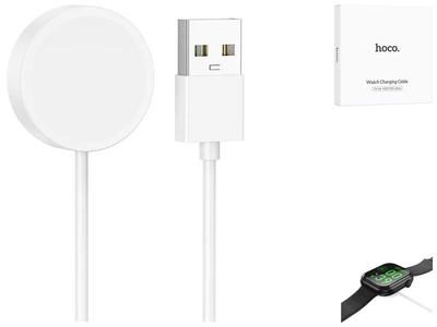 Кабель для зарядки Smart Watch Hoco Y23/Y23 Ultra White