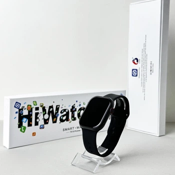 Умные часы Smart TX10 Pro Max 46 мм с пульсометром унисекс Черные