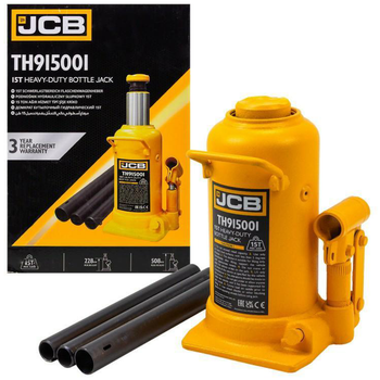 Домкрат пляшковий 15т (228-508 мм) - JCB-TH915001 JCB