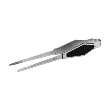 Щипцы Moze Flare Coal Tong Silver 22 см