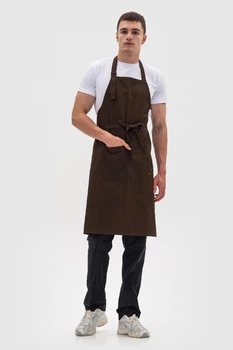 Фартух Vsetex Latte M Коричневий