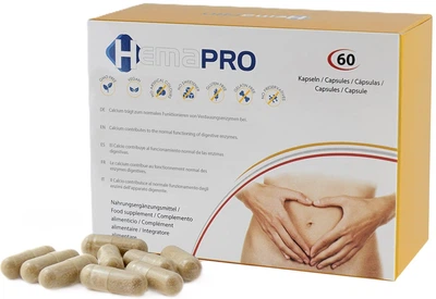 Preparat na profilaktykę hemoroidów 500Cosmetics Hemapro 60 kapsułek (8437012718067)