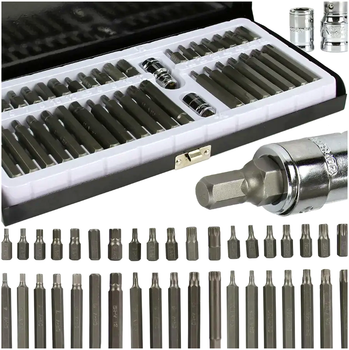 Биты для ключей 40 шт IMBUS TORX SPLINE механика автосервис Mar-pol