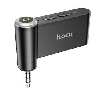 Bluetooth-ресивер HOCO E58 Magic 3,5 мм Bluetooth 5.0 черный 51х46х13 мм