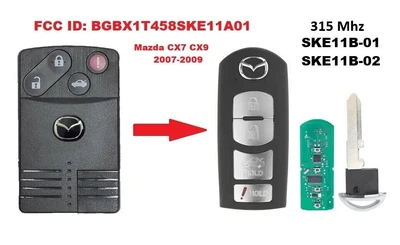 Автоключ со штатной охранной системой Mazda RK85A