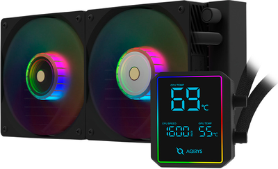 Система рідинного охолодження Aqirys Aurora 240 AIO Black (AQRYS_AURORA240)