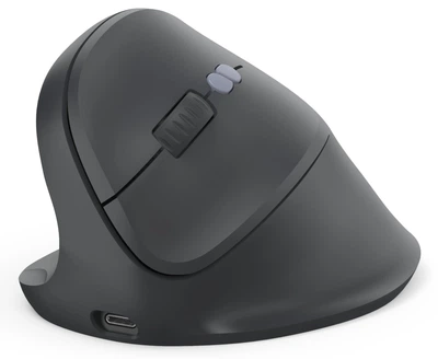 Mysz Hama Vertical Ergonomic EWM-600L Wireless Black (4047443537508)