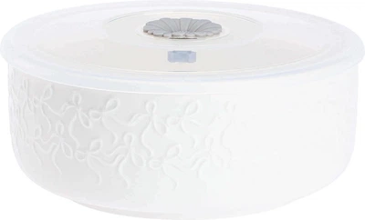Miska La Porcellana Bianca Intavola z pokrywką Kokardki 15 cm (8018594889941)