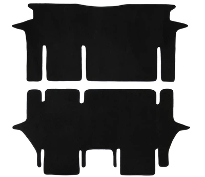 Двошарові килимки Sotra Premium Black для Mercedes-Benz V-Class (W447)(2 зсувні двері)(2 ряд - 2+1)(3 ряд - 1+1)(2 ряд дивиться назад)(зі столиком)(2-3 ряд) 2014→ (ST 90632-CH-Black)
