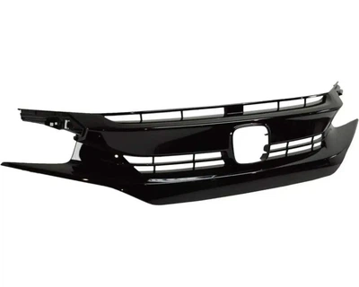 Решетка радиатора Honda Civic 10 2016-2018, черный глянец, без молдинга, AVTM, 183034999