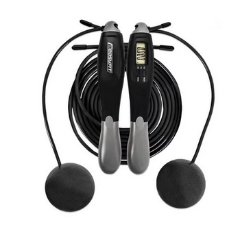Скакалка скоростная с счетчиком TwinRope EasyFit EF-1909-GY 2,8 метра