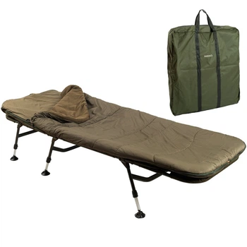 Коропова розкладачка "BED 88 Sleep System" Ranger RA5523 зелений/коричневий, чохол, до 160 кг