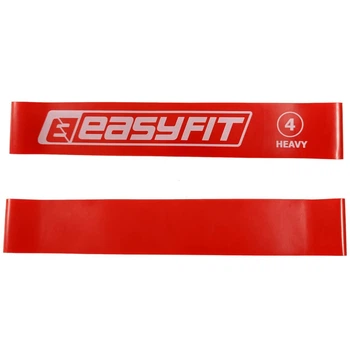 Резинка для фитнеса и спорта №4 EasyFit EF-1813-4 красная