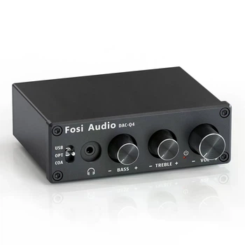 Настільний ЦАП Fosi Audio DAC-Q4 SPDIF/Coaxial на RCA/3.5