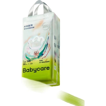 Підгузки Babycare Art Master, для новонароджених, розмір S, 50 штук (4-8 кг), дитячі, швидкопоглинаючі, сухі, дихаючі