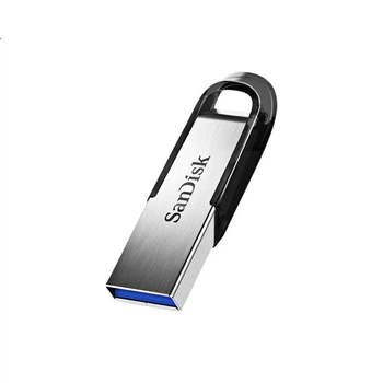 USB-флеш-накопичувач SanDisk CZ73 на 32 ГБ, безпечне шифрування, відновлення даних, для навчання, офісної роботи та торгів, компактний та портативний, кріплення в автомобіль, металевий флеш-накопичувач