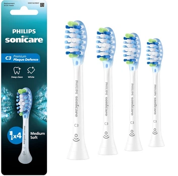 Насадки для зубной щетки PHILIPS Sonicare HX9044/87 C3 Premium Plaque Defense