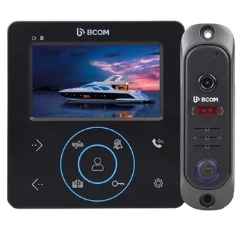 Комплект видеодомофона BCOM BD-480M Black Kit