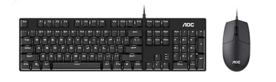 Комплект проводной AOC GKM410 USB Черный