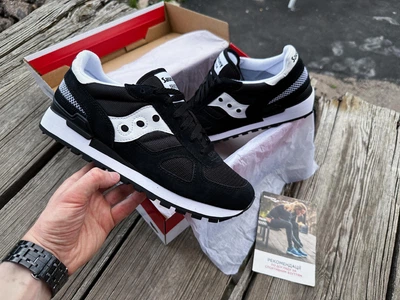 Кроссовки мужские Saucony Shadow Original S2108-518 46.5 (12 US) 30 см Black/White черные с белым (11110422)
