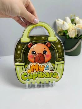 Міні альбом сумочка на липучках Капібара «My Capibara"