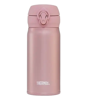 Термокружка 350 мл с крышкой для напитков для путешествий розовая Thermos LS-0707