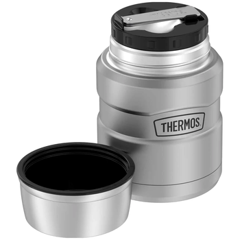 Термос харчовий 0.47 літра з ложкою для їжі неіржавка сталь Thermos LS-0851