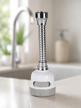 Экономитель Воды Water Saver / 360 Градусов аэратор на кран с гибким шлангом